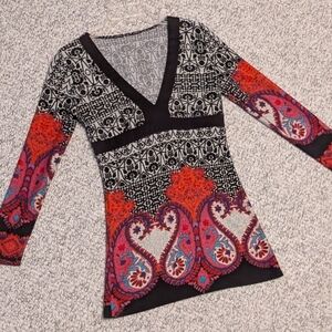 Womens Colorful V-Neck Bodycon  Stretchy Knitted Pullover Sweater and Mini Dress